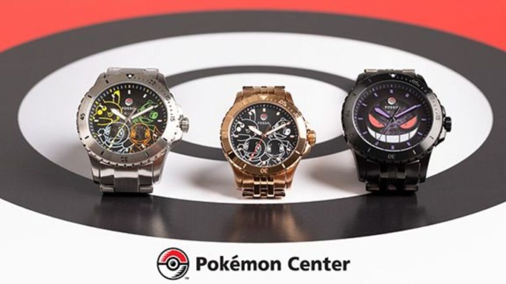 La collaboration Pokemon x Fossil dévoile de superbes montres en ...