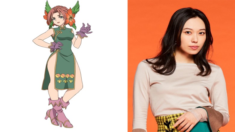 Conception de personnages pour Sandra, interprétée par Minako Kotobuki.